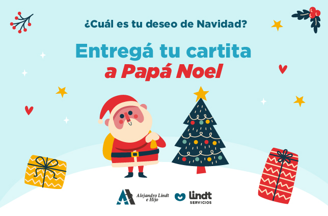 Llevá tu cartita con deseos a Papá Noel